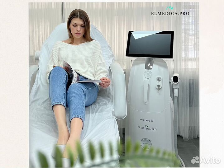 Диодный лазер ElMedica EvoPro 2400w, гарантия