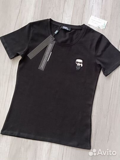 Футболка женская Karl lagerfeld Премиум s m L Xl