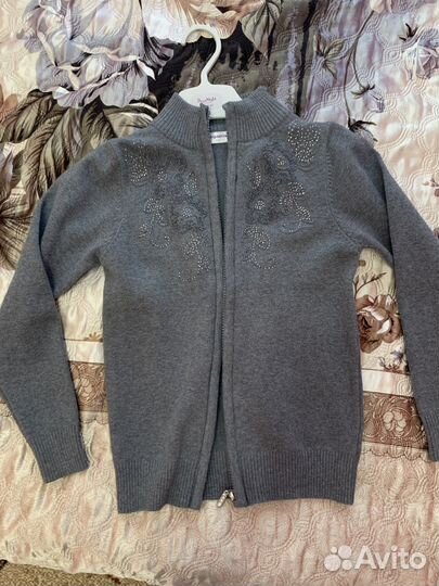 Кофта на молнии для девочки