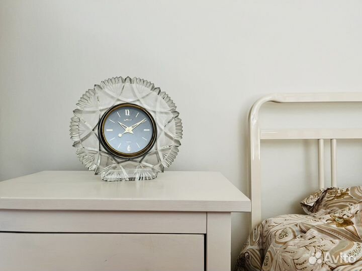 Часы Маяк СССР хрустальные