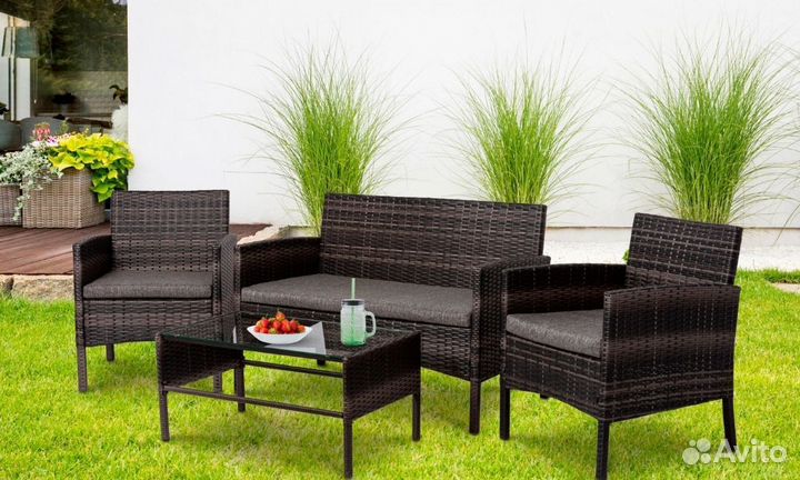 Набор мебели из ротанга