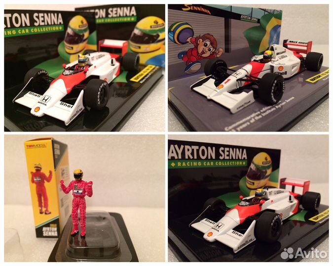 Качественные модели болидов Айртона Сенны 1:43 от