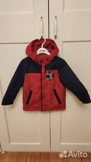 Куртка Ветровка утеплённая для мальчика 98
