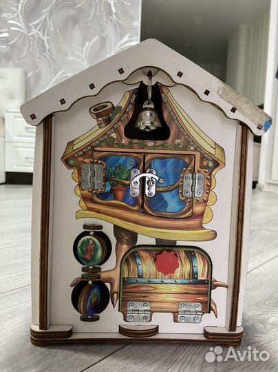 Бизиборд домик со светом