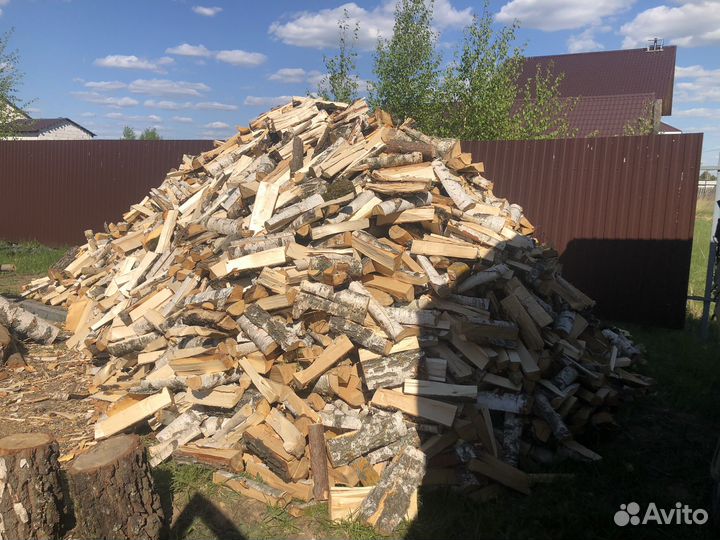 Дрова березовые колотые