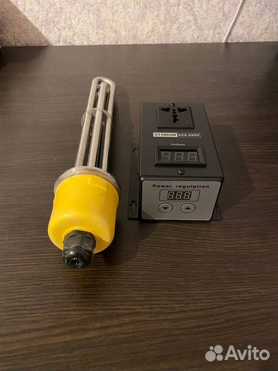 Тэн 3/ 4,5 кВт + регулятором 5 кВт с вентилятором