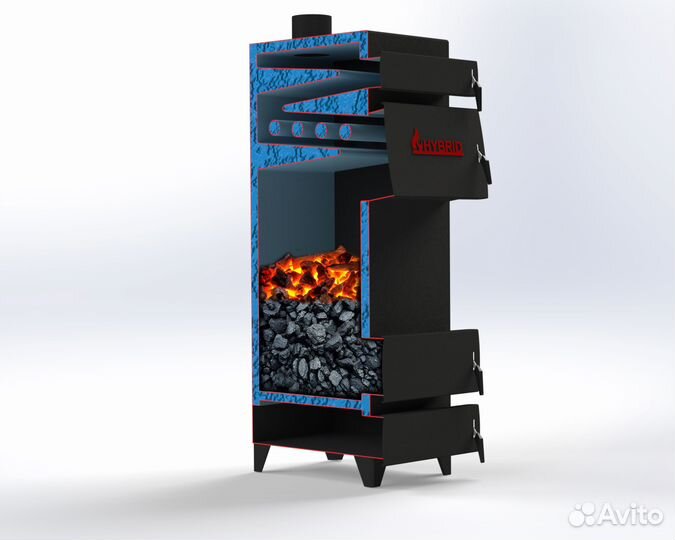 Котел длительного горения Гибрид 30 кВт