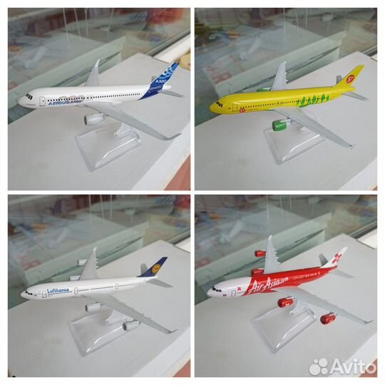 Модель самолета металл