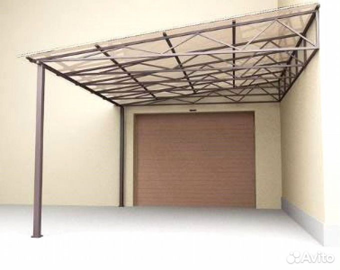 Фермы металлические односкатные