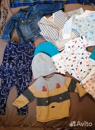 Пакет вещей на мальчика 68-74