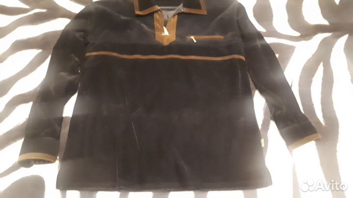 Вельветовая рубашка мужская