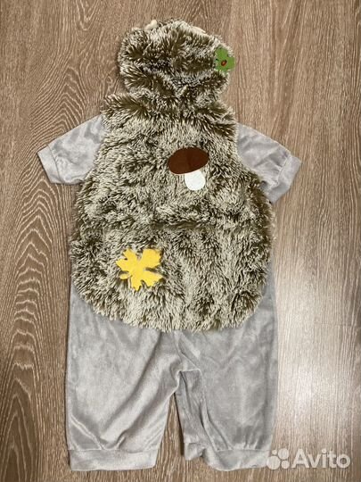 Новогодний костюм ежика 98-104