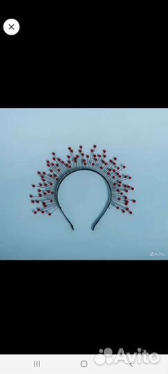 Ободок для волос ручной работы