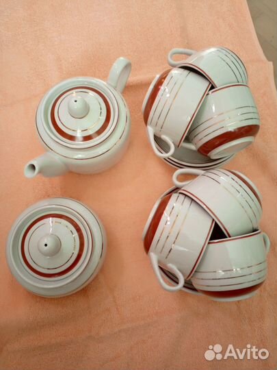 Чайный сервиз Вербилки СССР