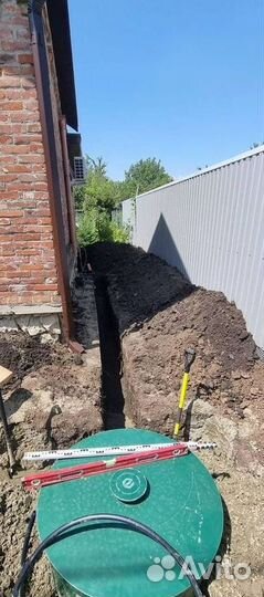 Установка канализации септик под ключ