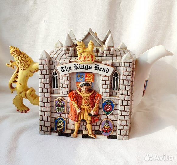 Коллекционный фарфоровый чайник Англия