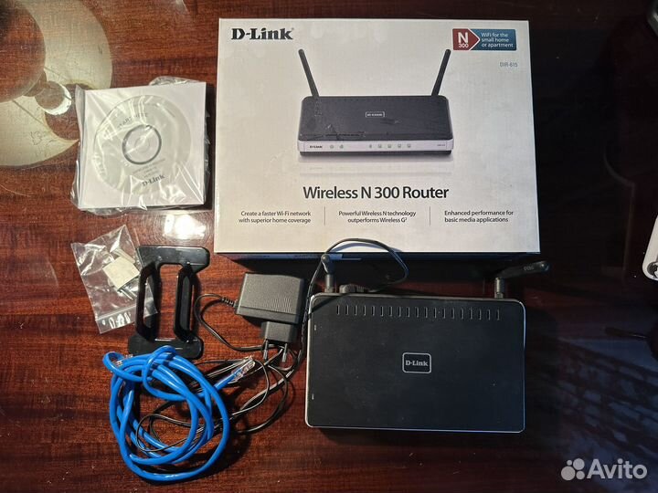 Wifi роутер d-link dir-615