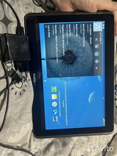 Планшет samsung galaxy tab2, GT -P5100,серебристый