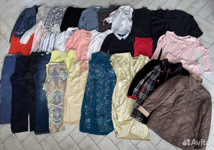 Большой пакет женской одежды L(46-48)