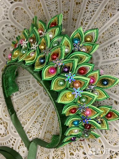 Новогодняя корона «Ёлочка», «Бусинка»