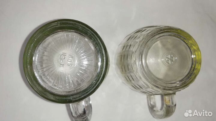 Кружка пивная, стакан граненый