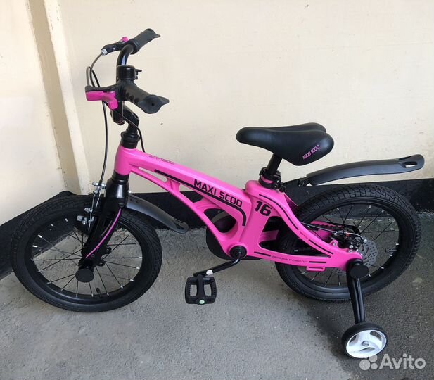 Детский велосипед новый maxiscoo 16