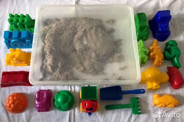 Кинетический песок, свинка Пеппа