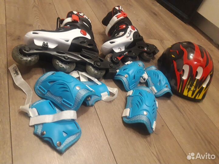 Роликовые коньки детские раздвижные