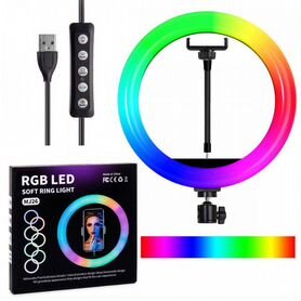 Кольцевая лампа RGB