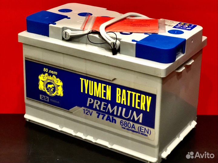 Аккумулятор Tyumen Premium 77 Ah (прям.пол)