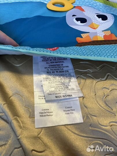 Развивающий коврик tiny love + дуга с игрушками