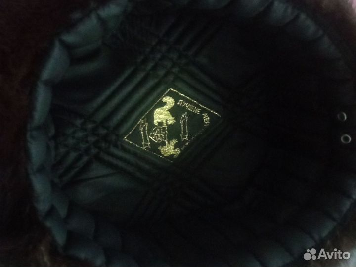 Норковая шапка мужская