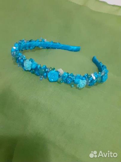 Ободок для волос. Ручная работа