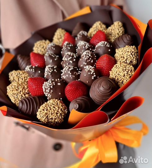 Букет клубника в шоколаде
