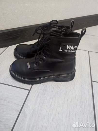 Ботинки демисезонные для девочки 34 размер