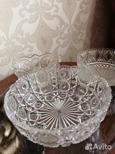 Хрусталь СССР и пивные кружки Германия