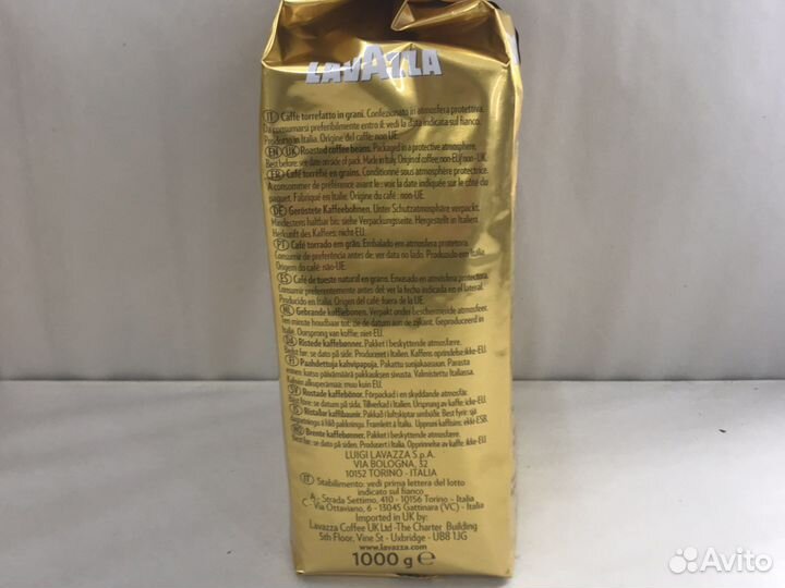 Кофе зерновой Lavazza Qualita Oro 1 кг