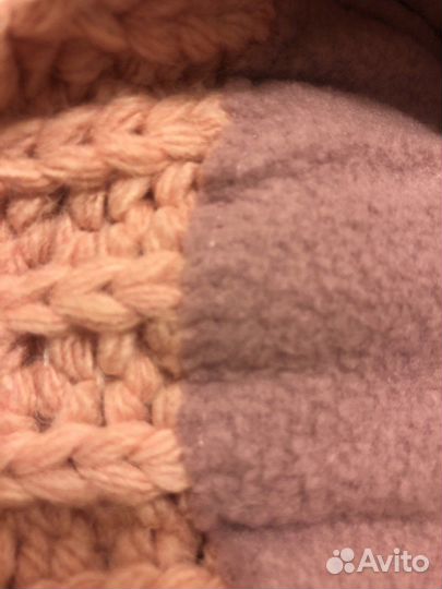 Шапка зимняя женская вязанная