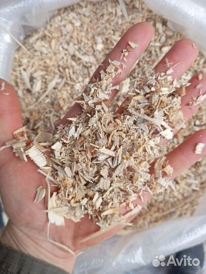 Щепа для мульчи