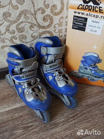 Роликовые коньки р. 26-29