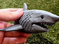Акула 3D печать (подвижная игрушка)