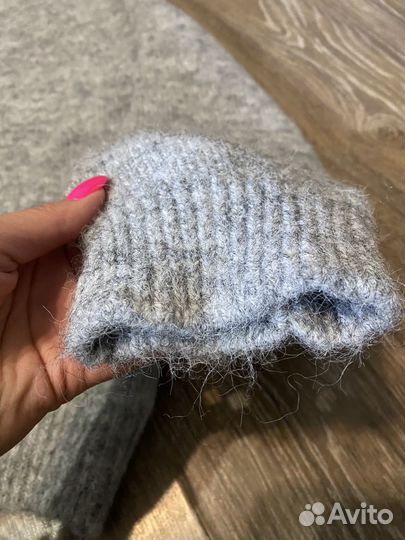 Кардиган серый новый пуговицы сердечки