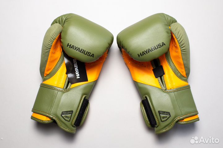 Боксерские перчатки Hayabusa T3 - Green/Orange