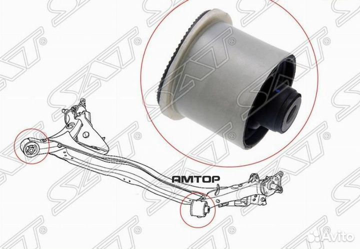 SAT ST-42100-SMG-E06B Сайлентблок задней балкиhond