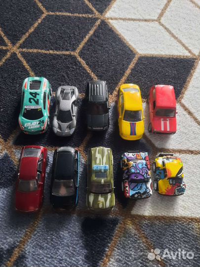 Детские машинки игрушки металлические