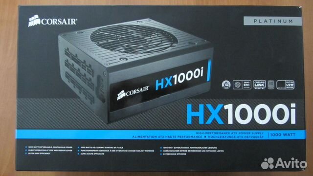 Блок питания для пк 1000w corsair HX1000i Platinum купить в Томске ...