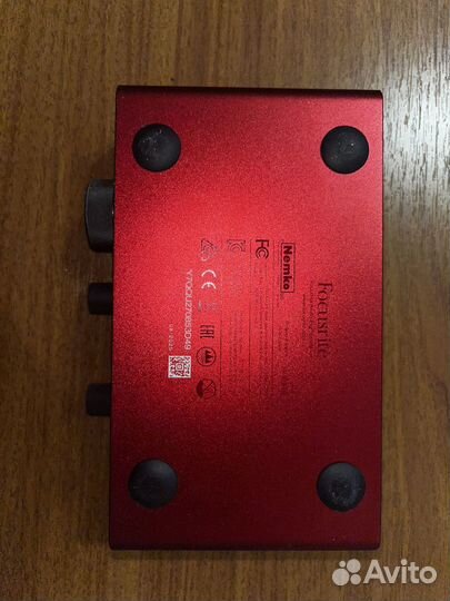 Внешняя звуковая карта focusrite Scarlett Solo