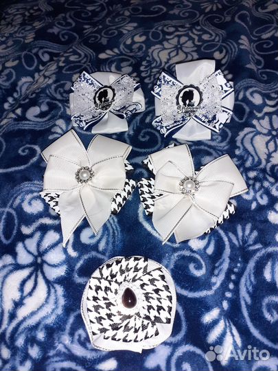 Заколки,резинки.Ручная работа