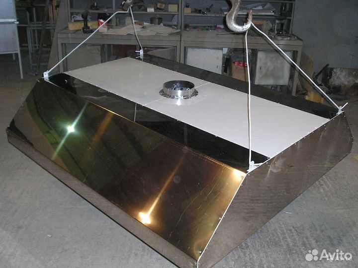 Вытяжка, зонты, нерж. сталь и оцинковка