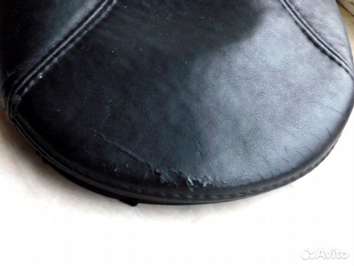 Кожаная кепка 57-58 разм б/у